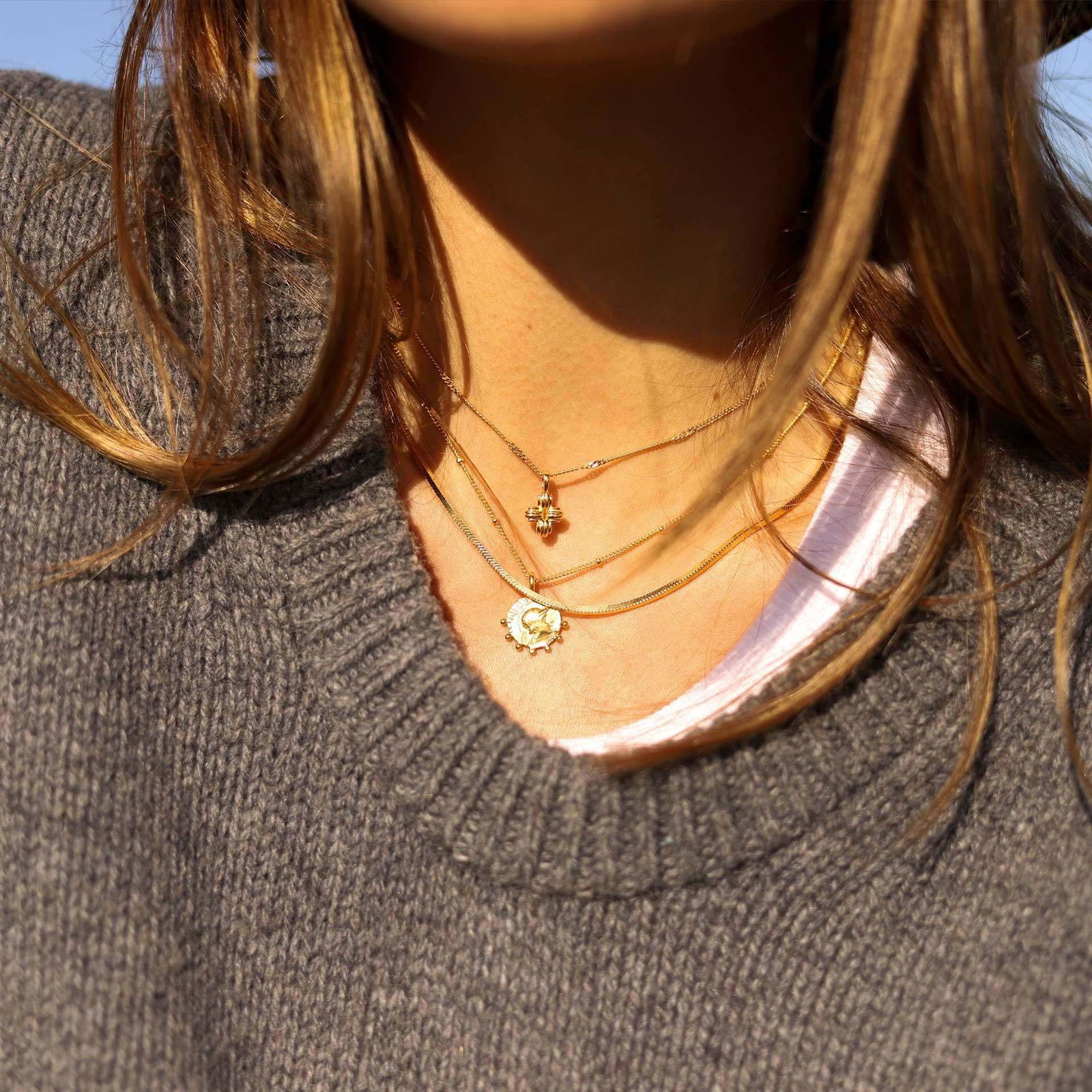 MISSOMA Lucy Williams x Missoma - Mini Beaded Coin Necklace | endource