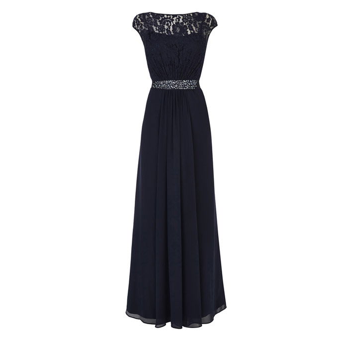 coast lori lee maxi dress New With Tags Lori Lee Maxi Dress Navy Coast Lace Top 12 Prom