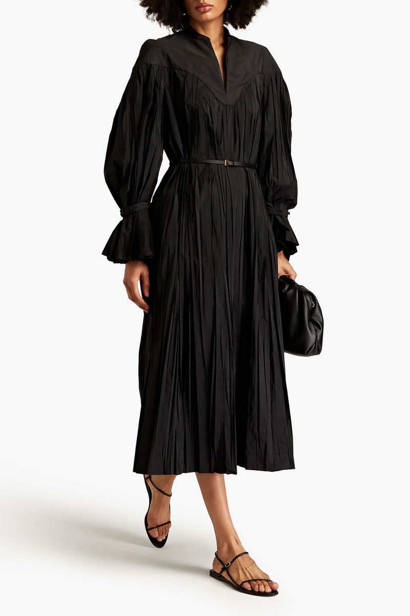 jil sander pleated taffeta maxi dress Dress Matches Jil Sander Jil Sander Pleated Taffeta Maxi Dress Neiman Marcus