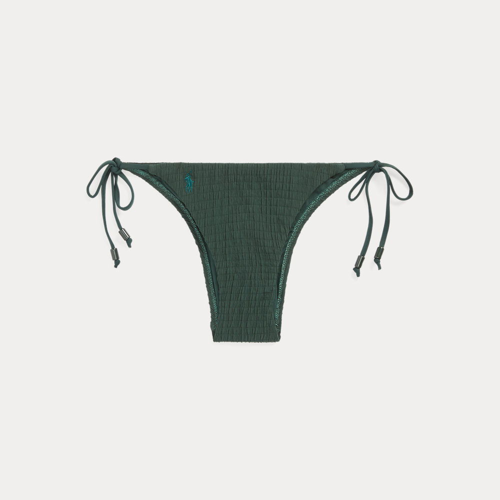 Polo Ralph Lauren Side Tie Hipster Bikini Bottom In Green Endource 3341