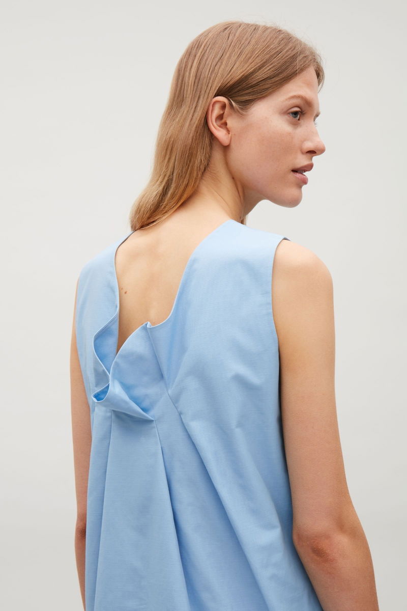 cos pleated back dress COS Pleated Back Dress