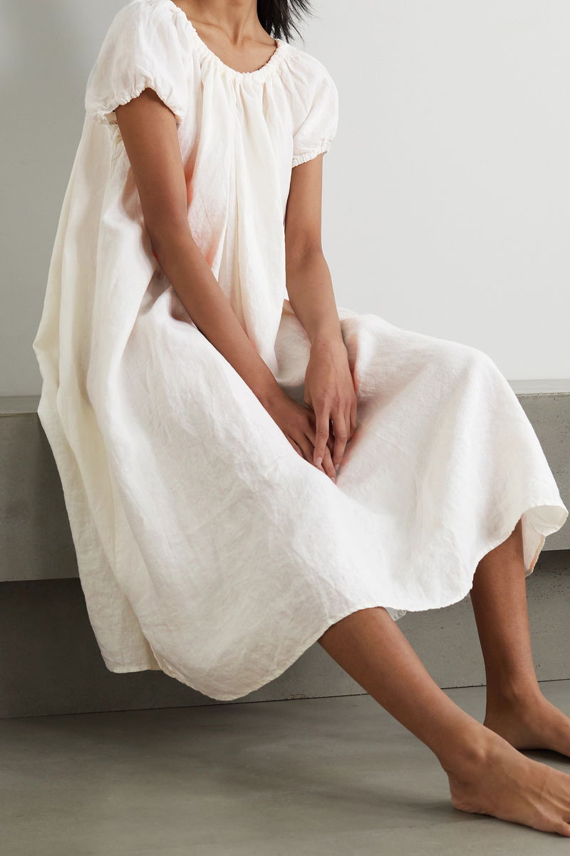 deiji studios linen dress Linen Strap Dress main image 0