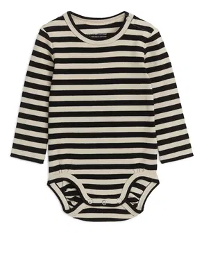 Striped Rib Bodysuit