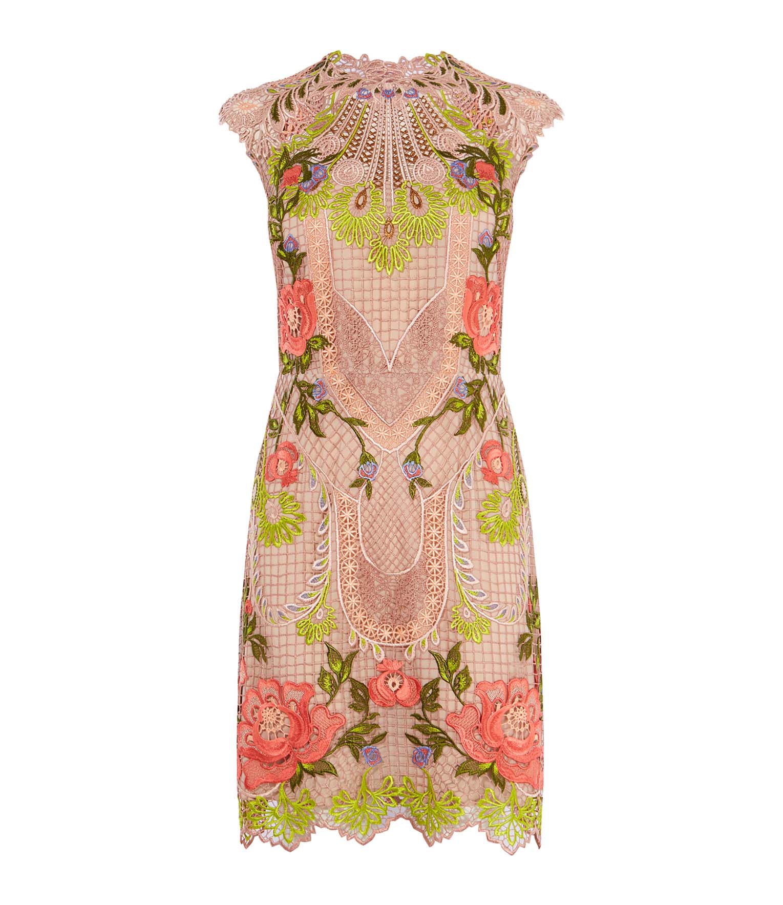 KAREN MILLEN Embroidered Lace Dress | endource