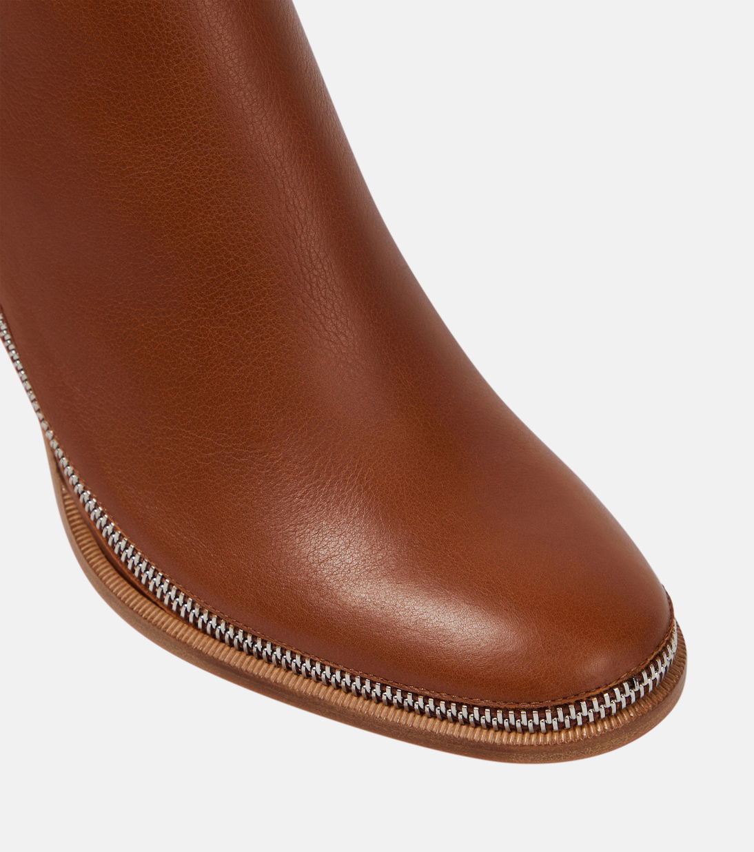 CHRISTIAN LOUBOUTIN CL Zip Leather Ankle Boots | endource display picture 1