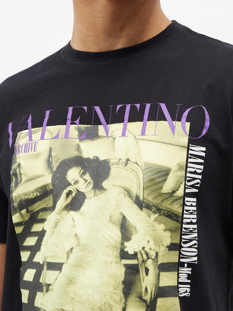 Valentino Marisa Berenson-Print T-Shirt | endource