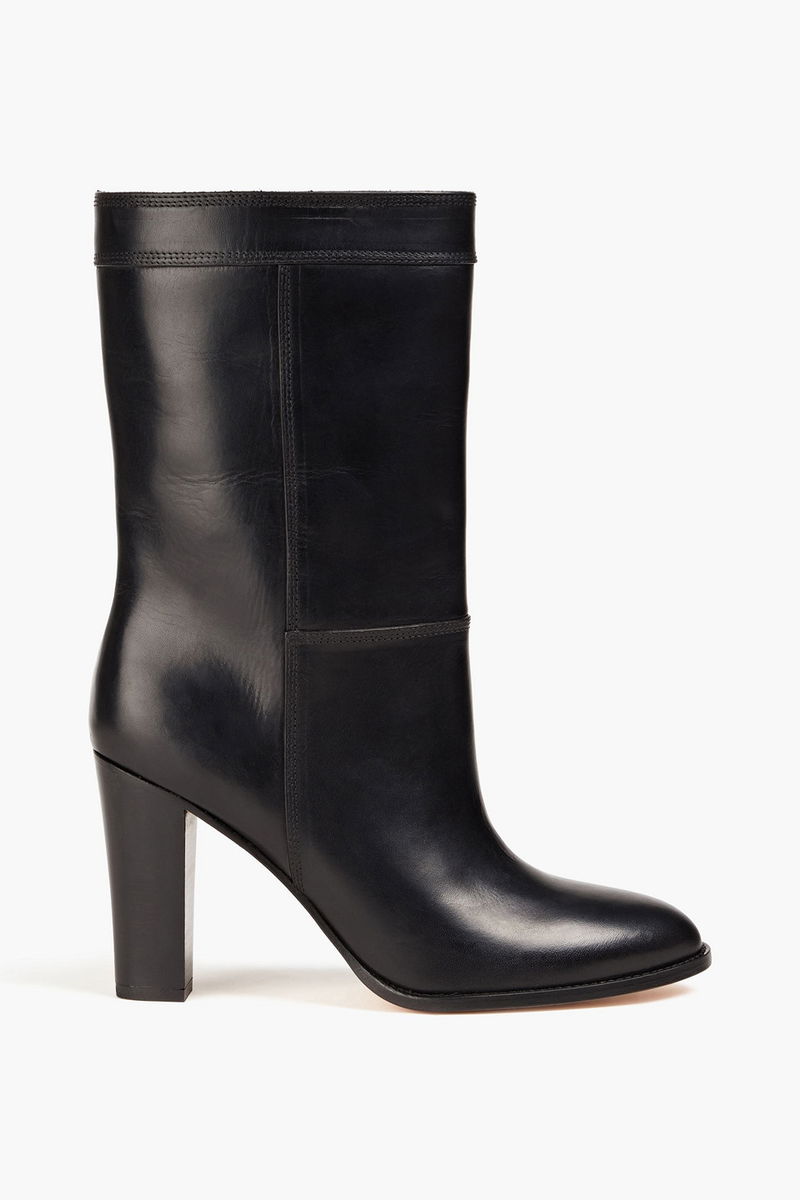 IRO Dagna Leather Ankle Boots in Black