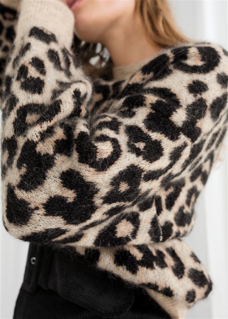 Oversized Leopard Sweater