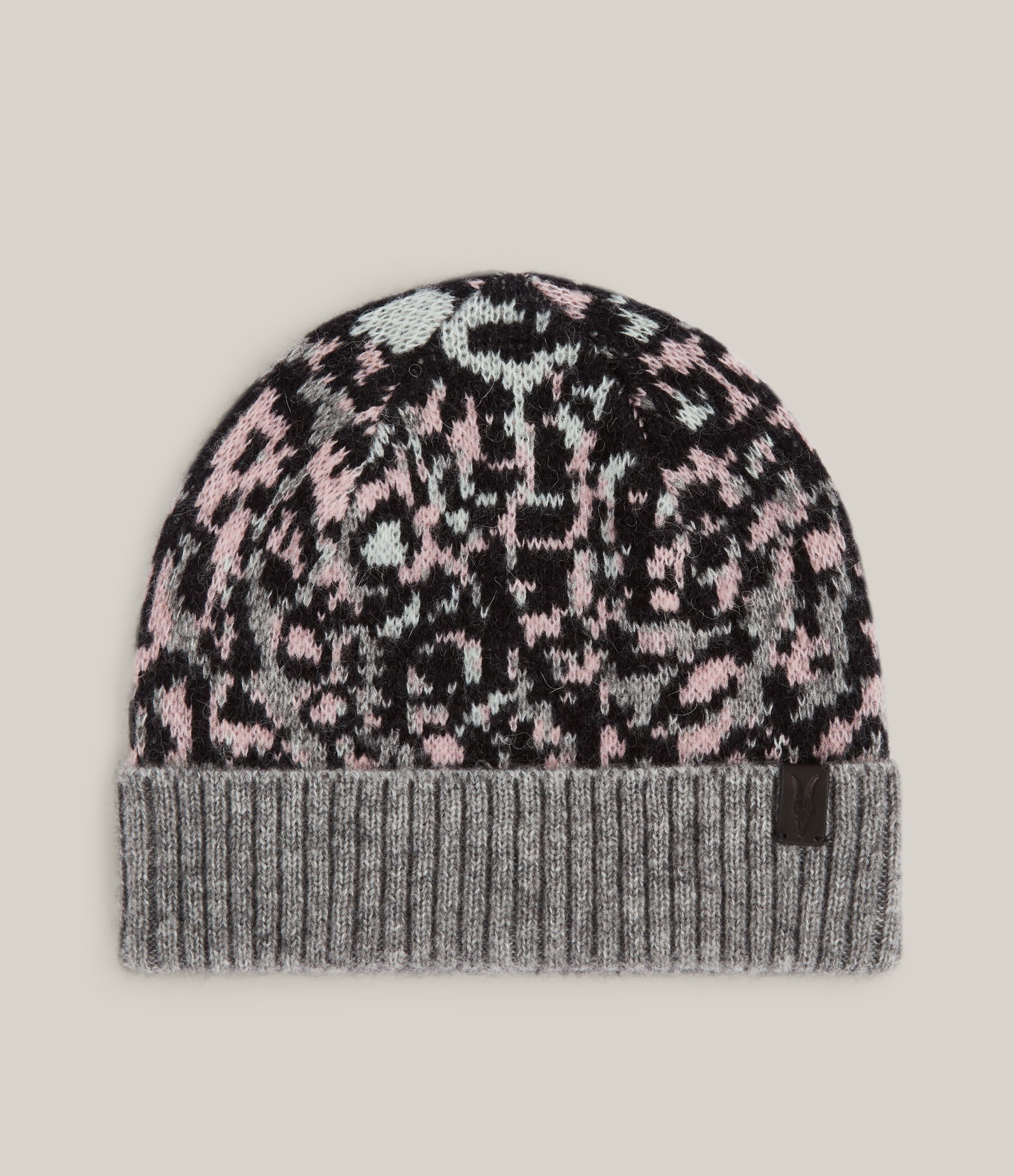 All Saints Blush Leopard Print Hat Leopard jacket drops TONIGHT AT 6pm CT for list only  main image 4