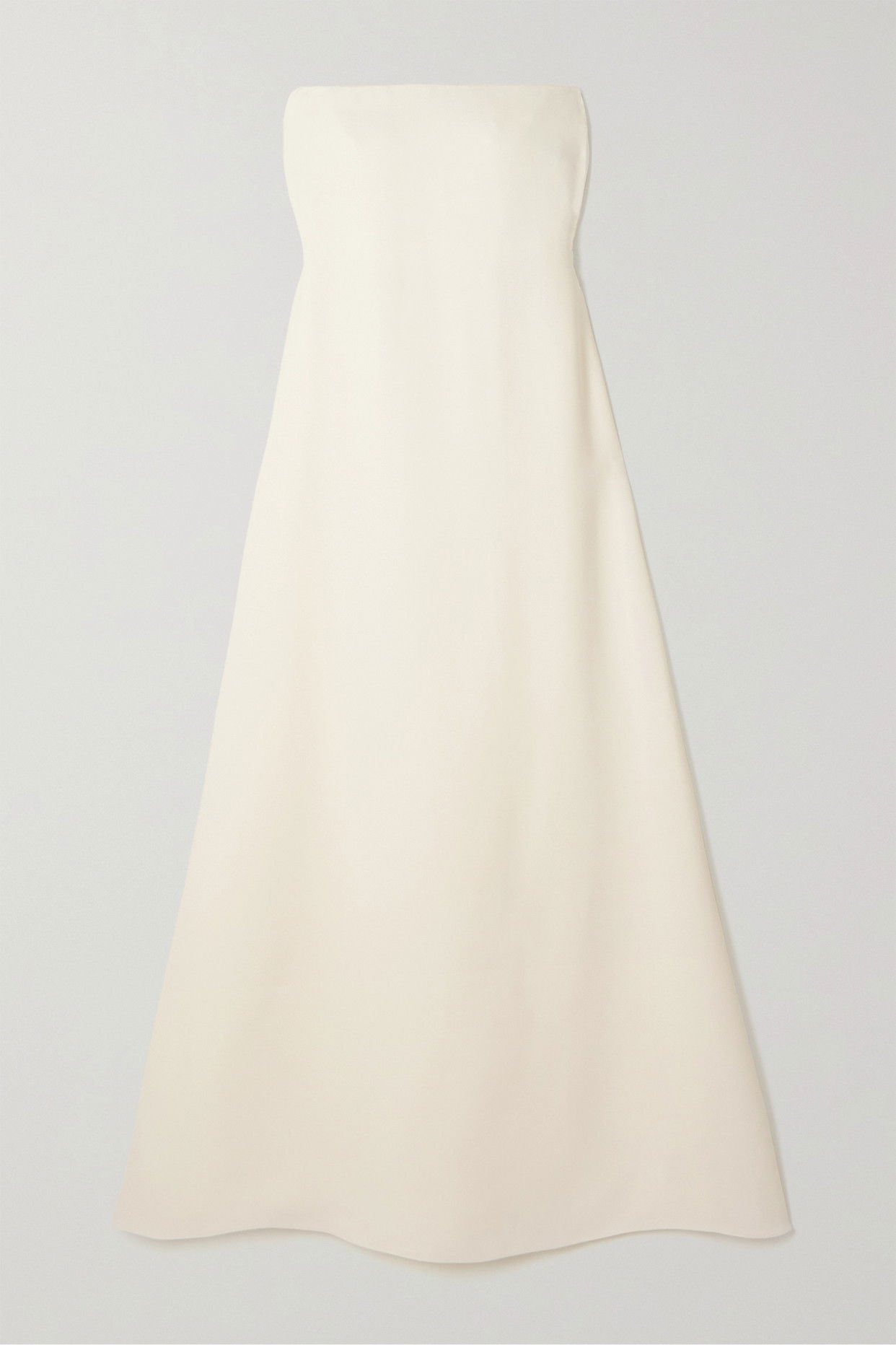 THE ROW Pau Strapless Silk Crepe De Chine Gown endource