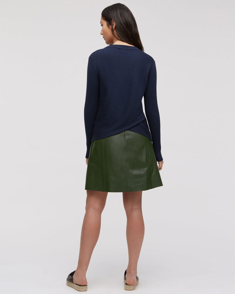 JIGSAW A-Line Leather Skirt endource