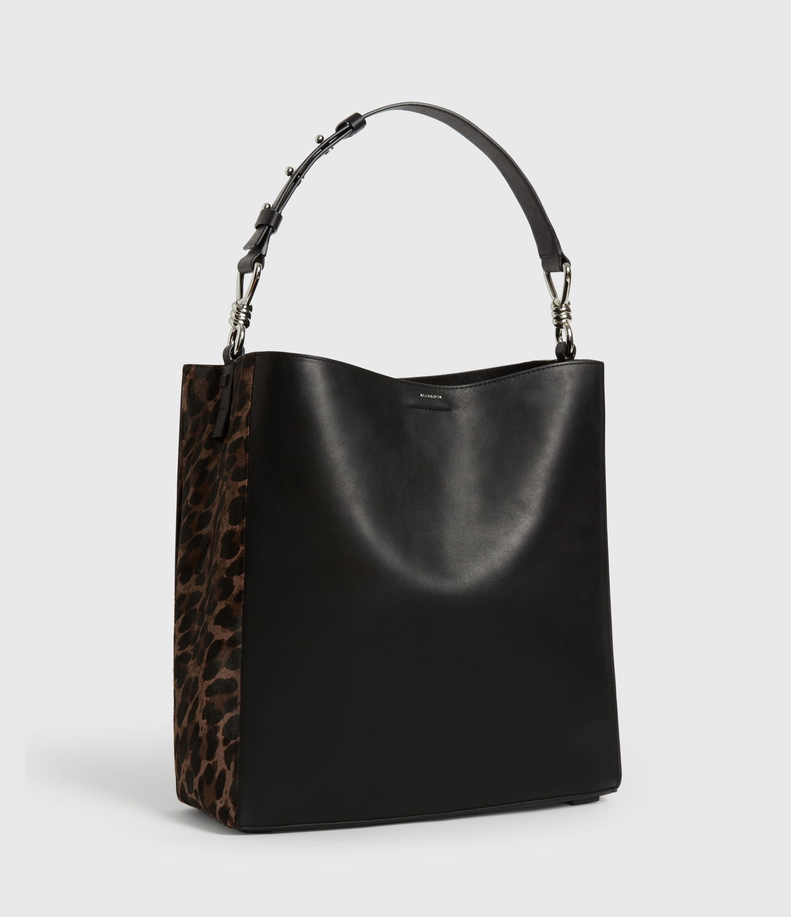 ALLSAINTS Kim North South Tote Bag in Black | Endource