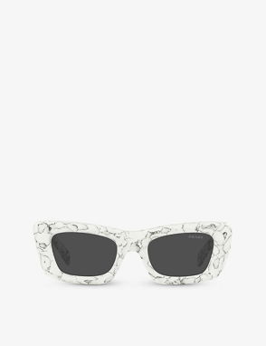 Marble Gray White Charleston Sunglasses