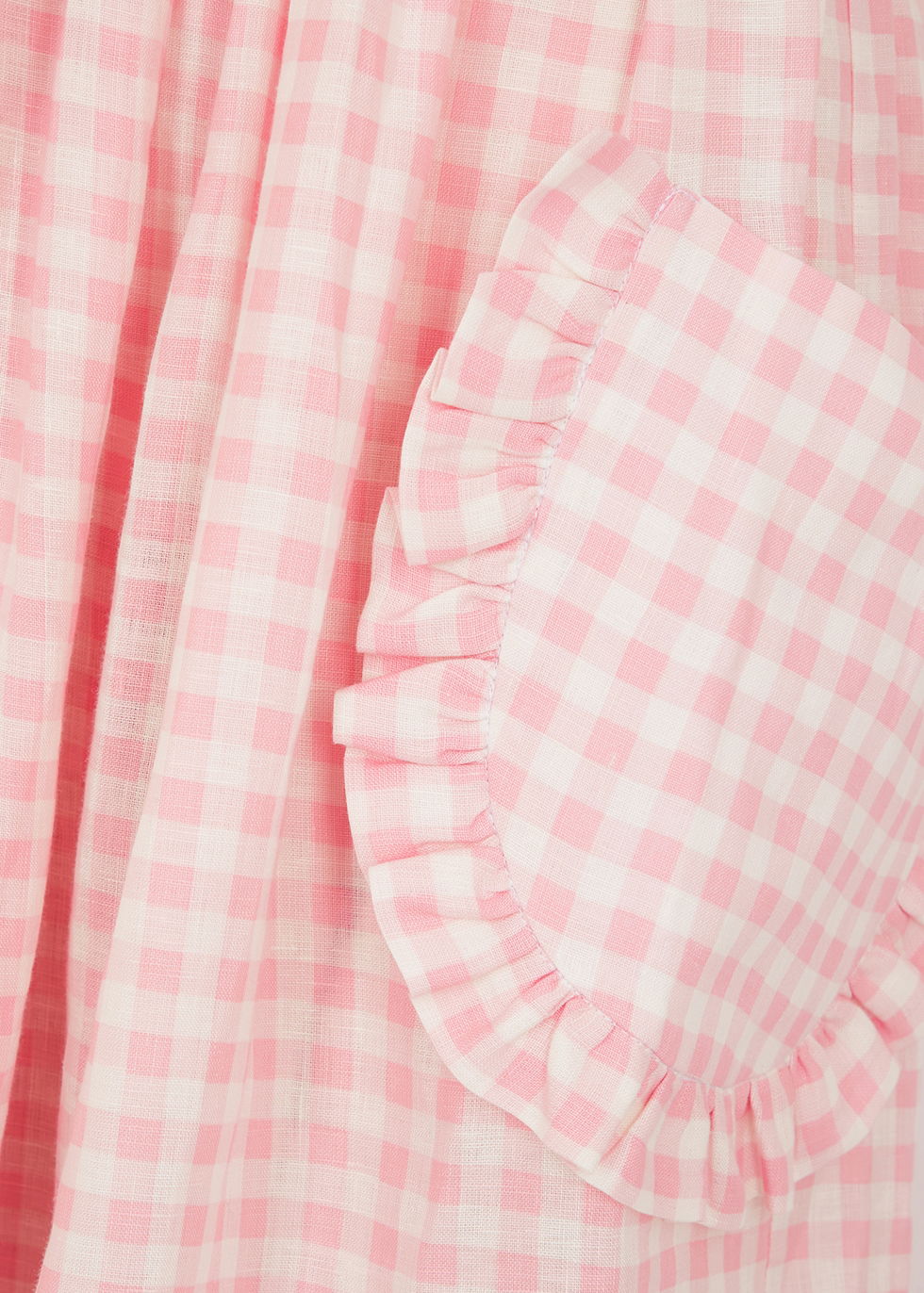 open lace back dress Active State Rose Gingham Pink Dress
