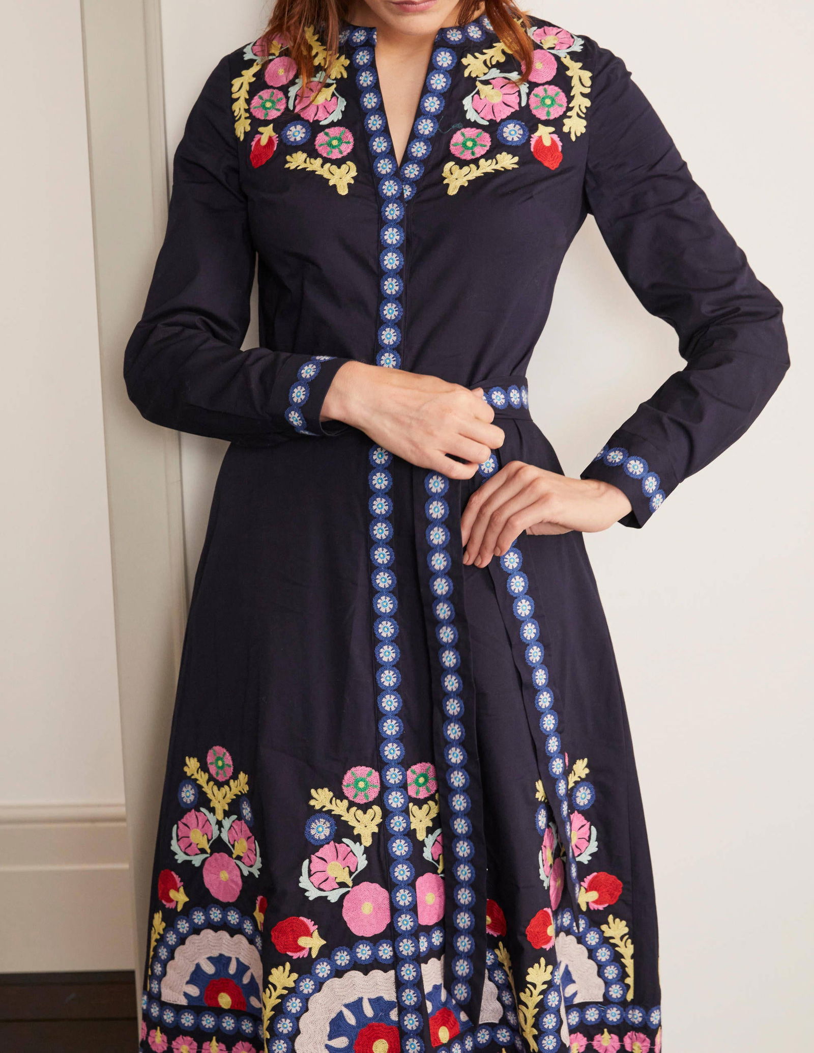 BODEN Riley Embroidered Dress | endource
