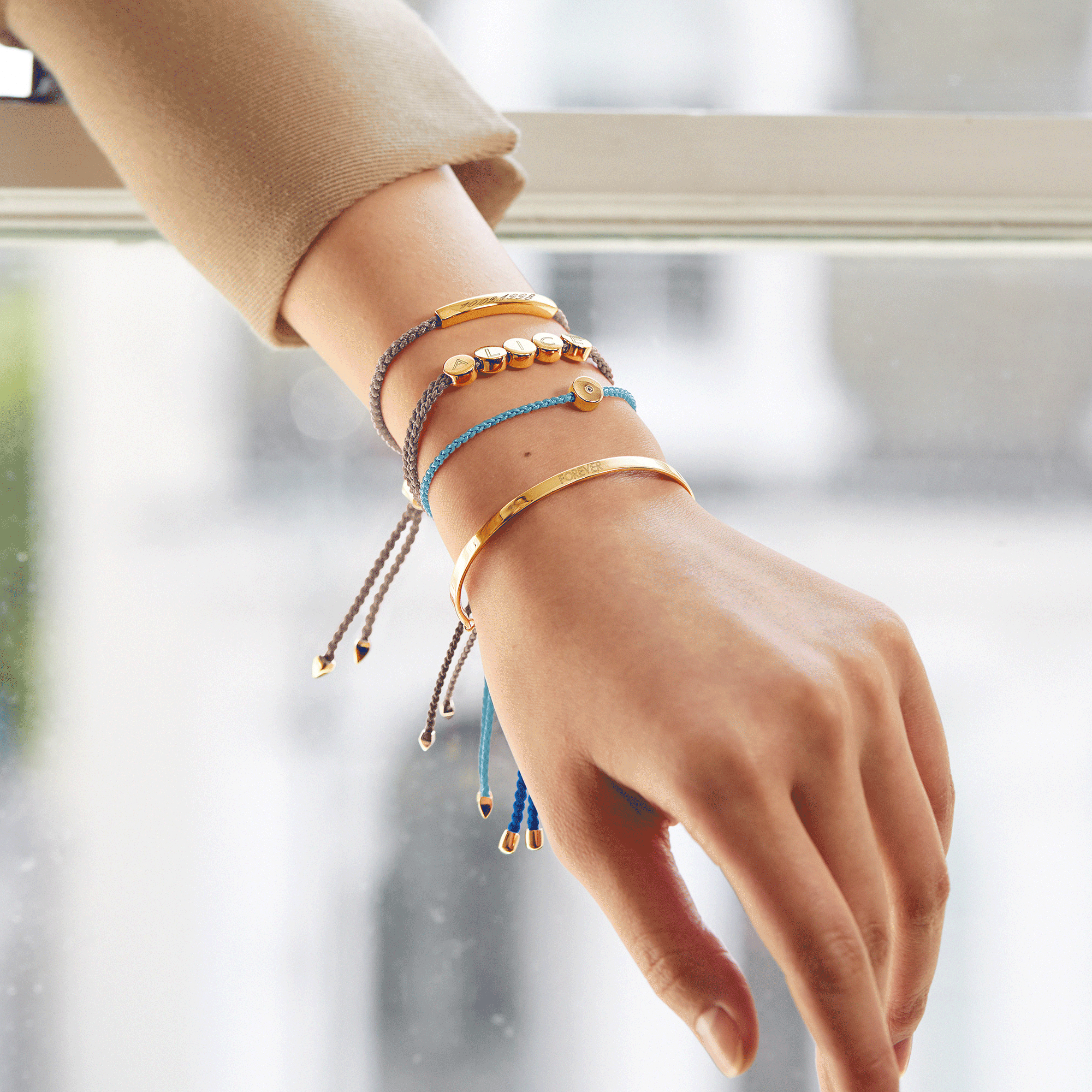 Friendship Bracelet Monica Vinader Designer MONICA VINADER Linear