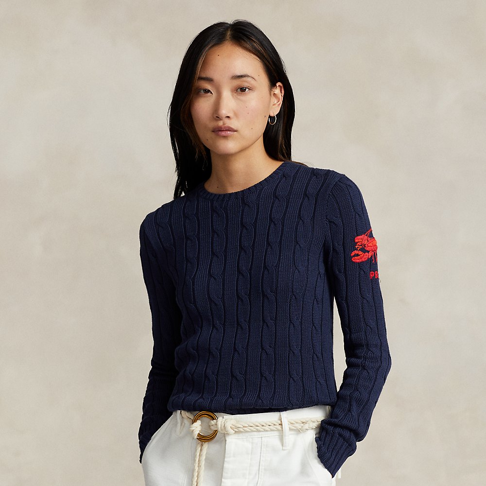 POLO RALPH LAUREN NauticalMotif Cable Cotton Jumper Endource