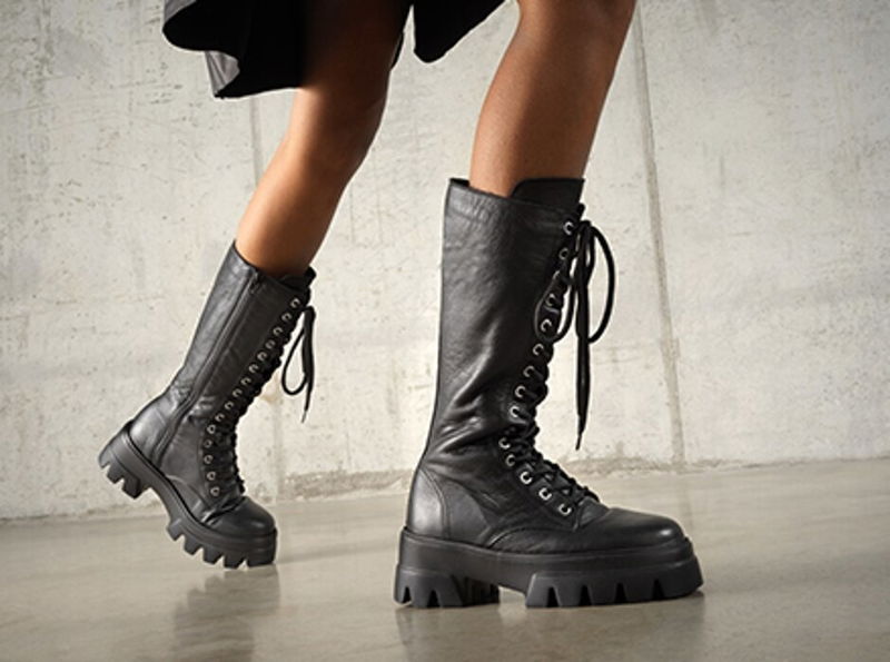 russell and bromley lace up boots