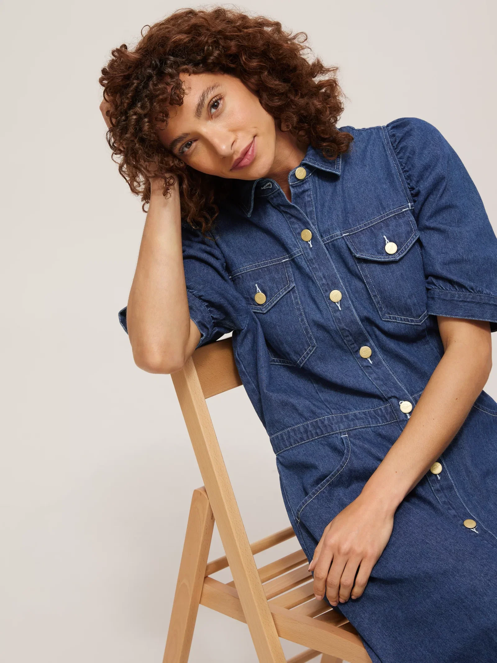 somerset denim dress The Somerset Mini Dress: Denim Edition