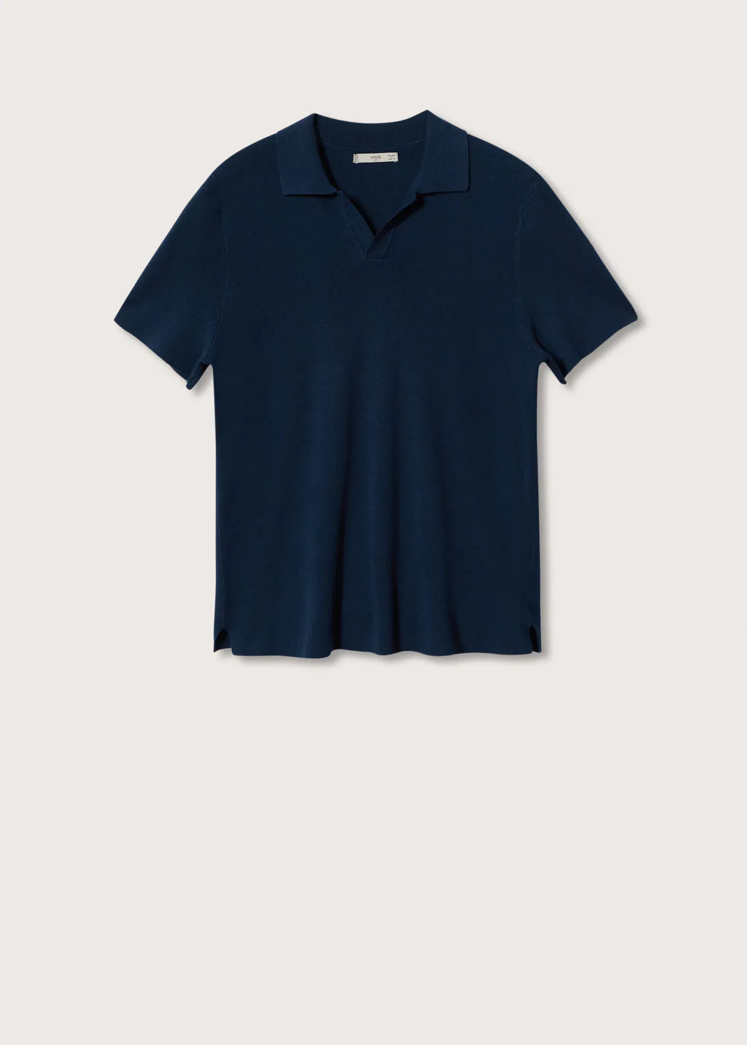 MANGO Fluid Linen Polo Shirt | Endource