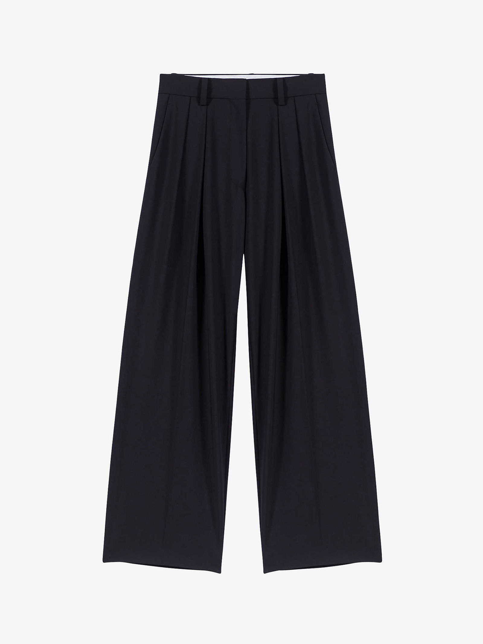 Pakina High-Rise Straight-Leg Stretch-Woven Trousers