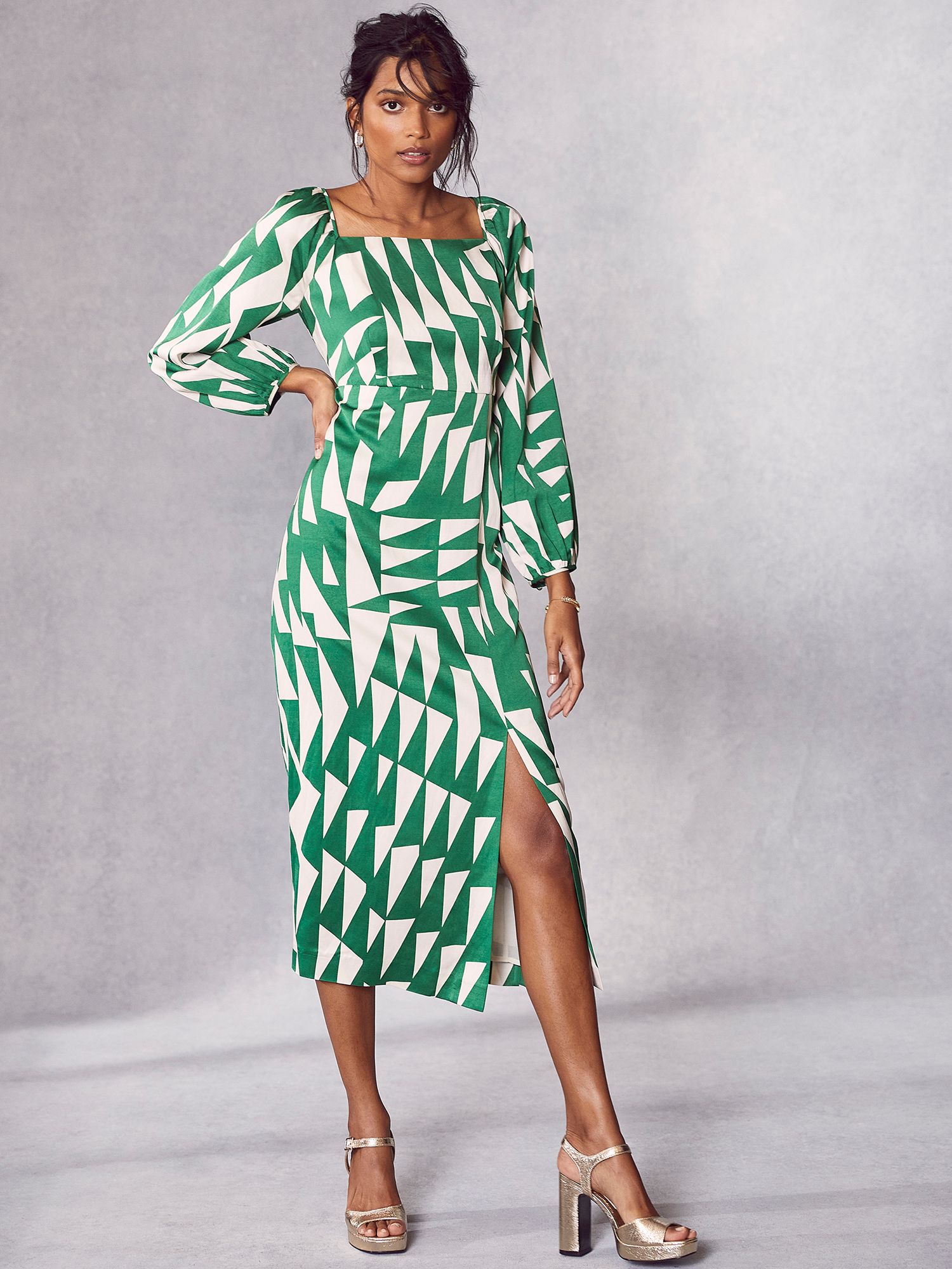 Puff Sleeve Mint Green Velvet Dress Two-Pieces Dark Green Velvet Cocktail Dress For Women High Puff Sleeve Mint Green Velvet Dress Two-Pieces Dark Green Velvet Cocktail Dress For Women High