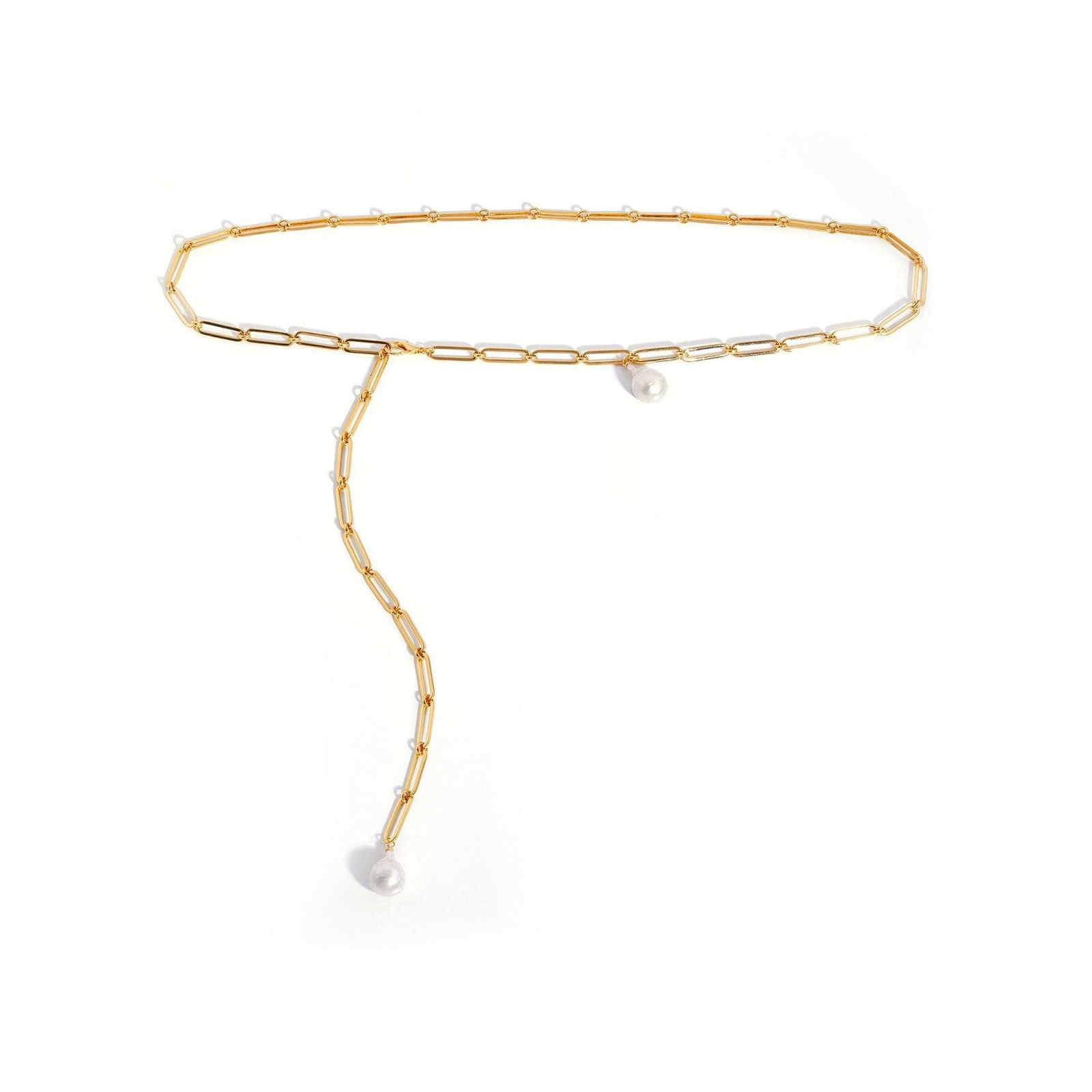 MISSOMA Baroque Pearl Charm Chain Belt | endource display picture 1