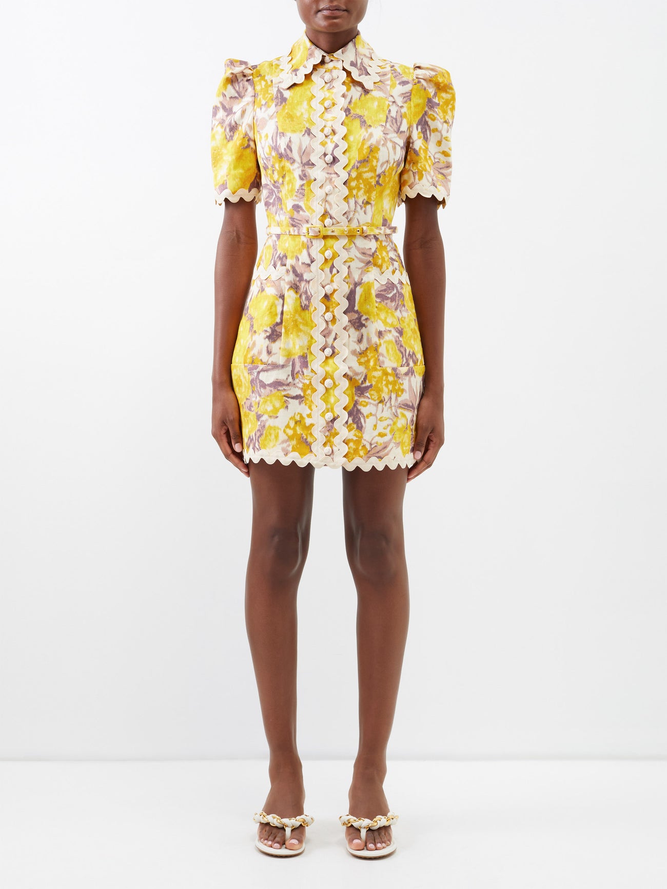 ZIMMERMANN High Tide RicRac Trimmed Dress Endource