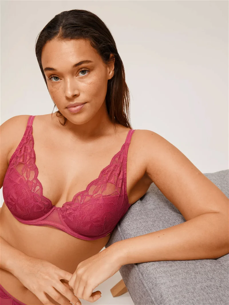AND/OR Wren Lace Underwired Plunge Bra