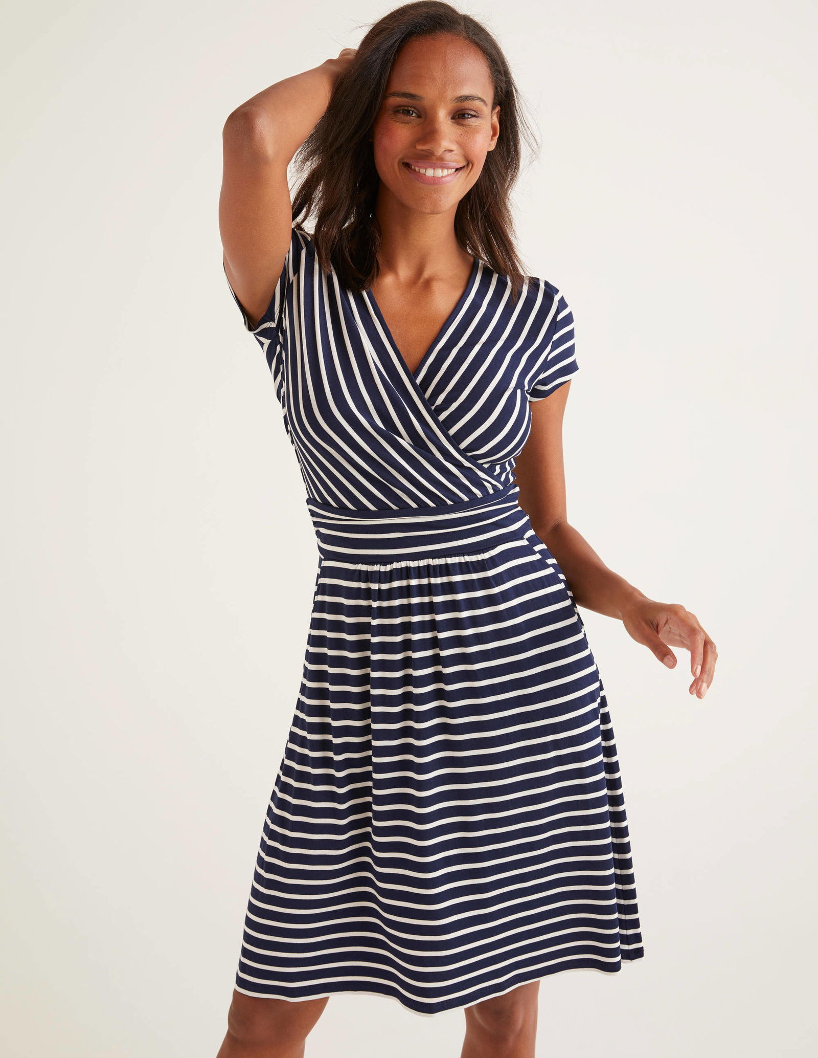 Lola Jersey Dress - Navy