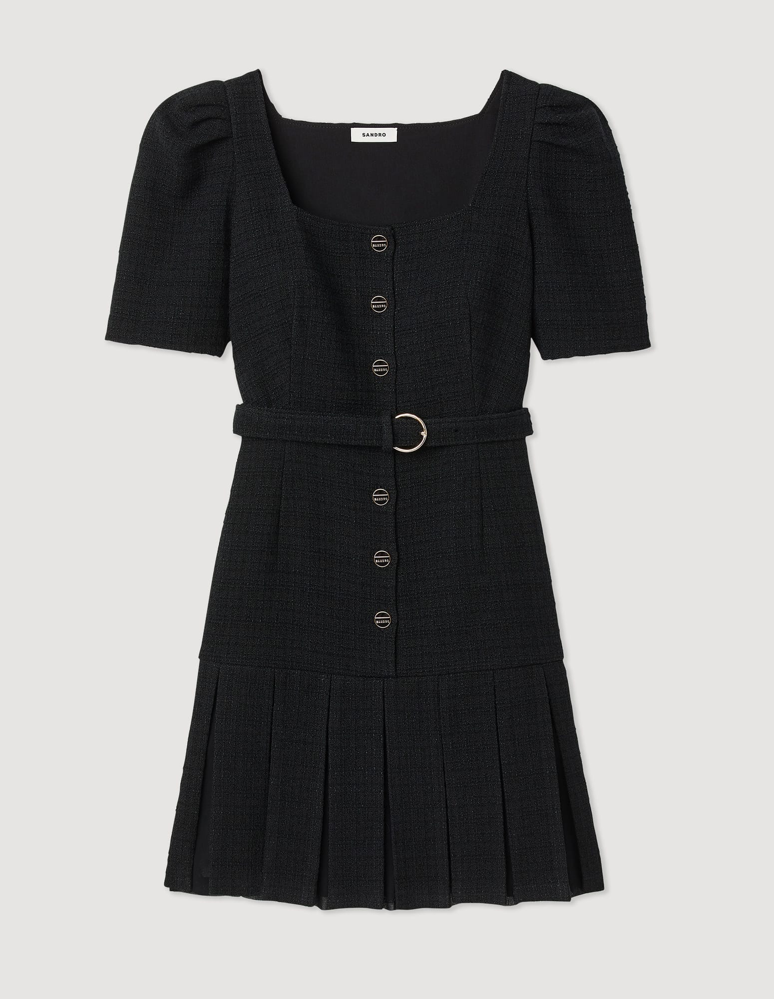 SANDRO Short Tweed Dress | Endource