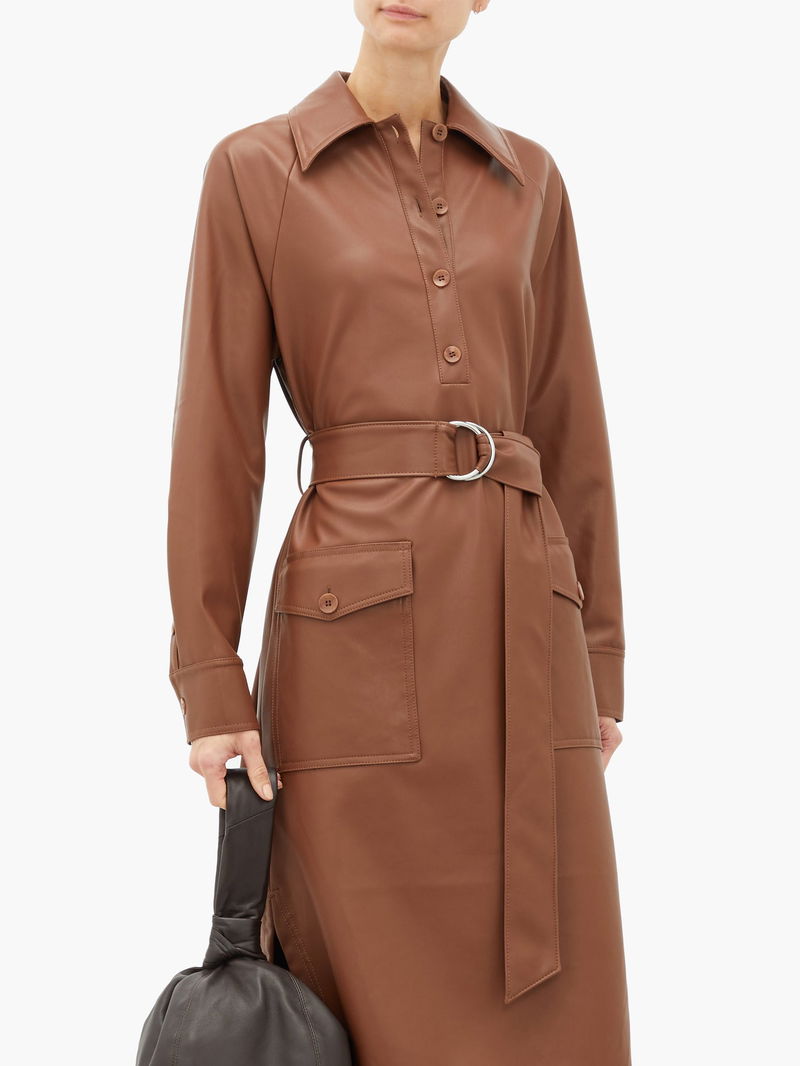 slim fit dress slacks Tibi Dress – Silk Taffeta – Dress – by Sue Sartor Xs main image 0