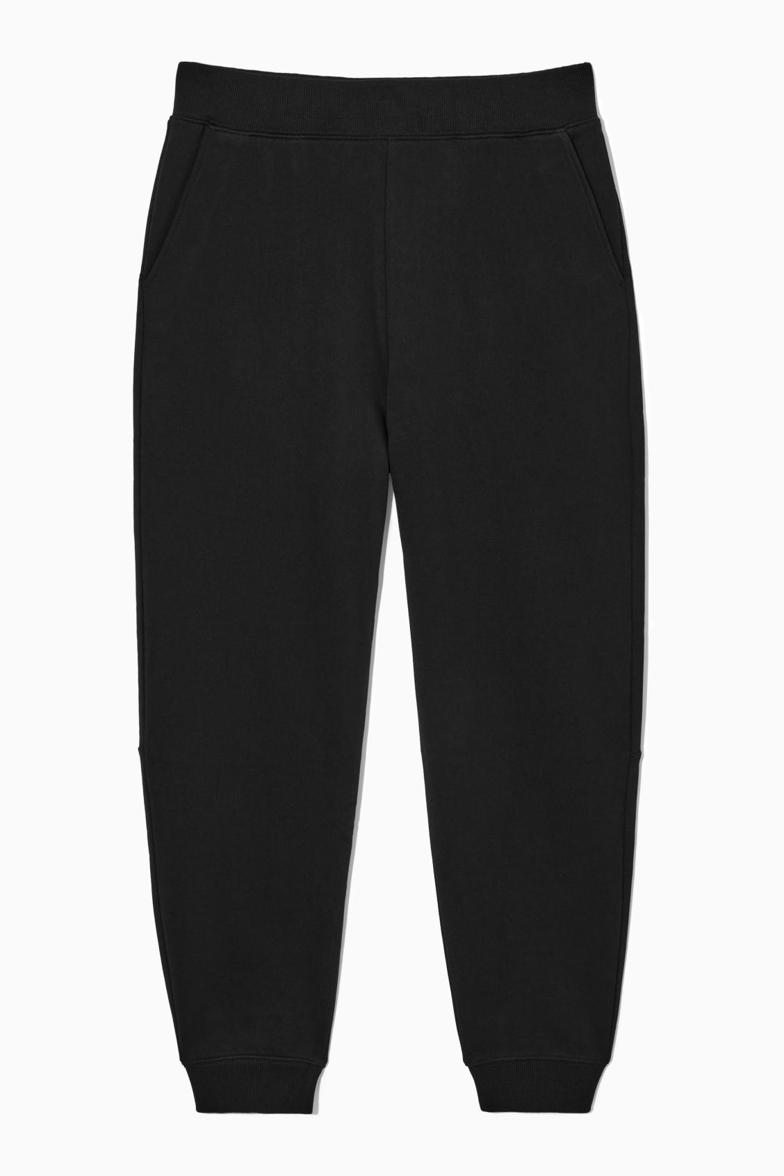 COS SlimFit Jersey Joggers in BLACK Endource
