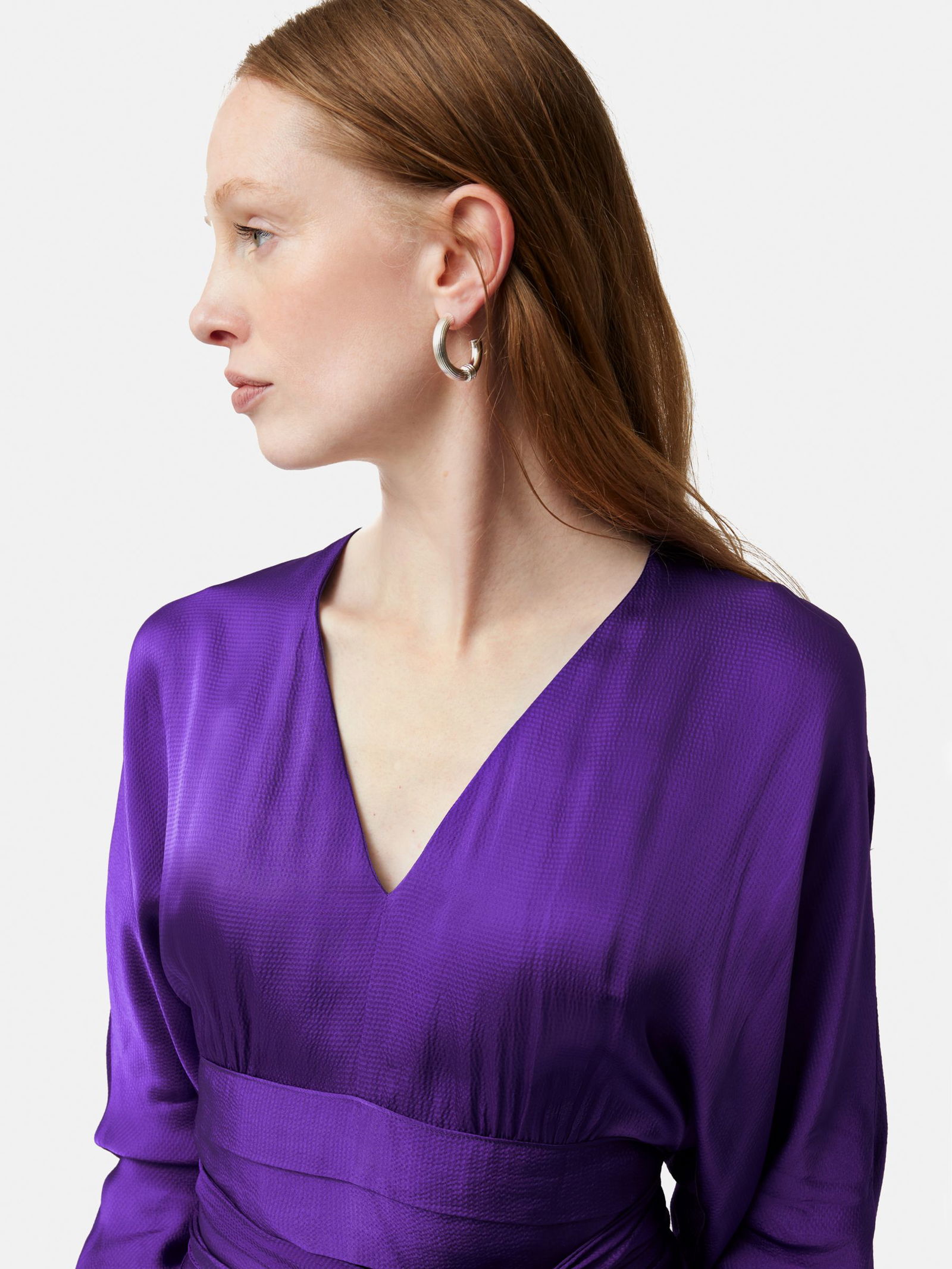 jigsaw purple dress Buy Jigsaw Purple Ss Slub Stripe Jersey Dress from Next USA