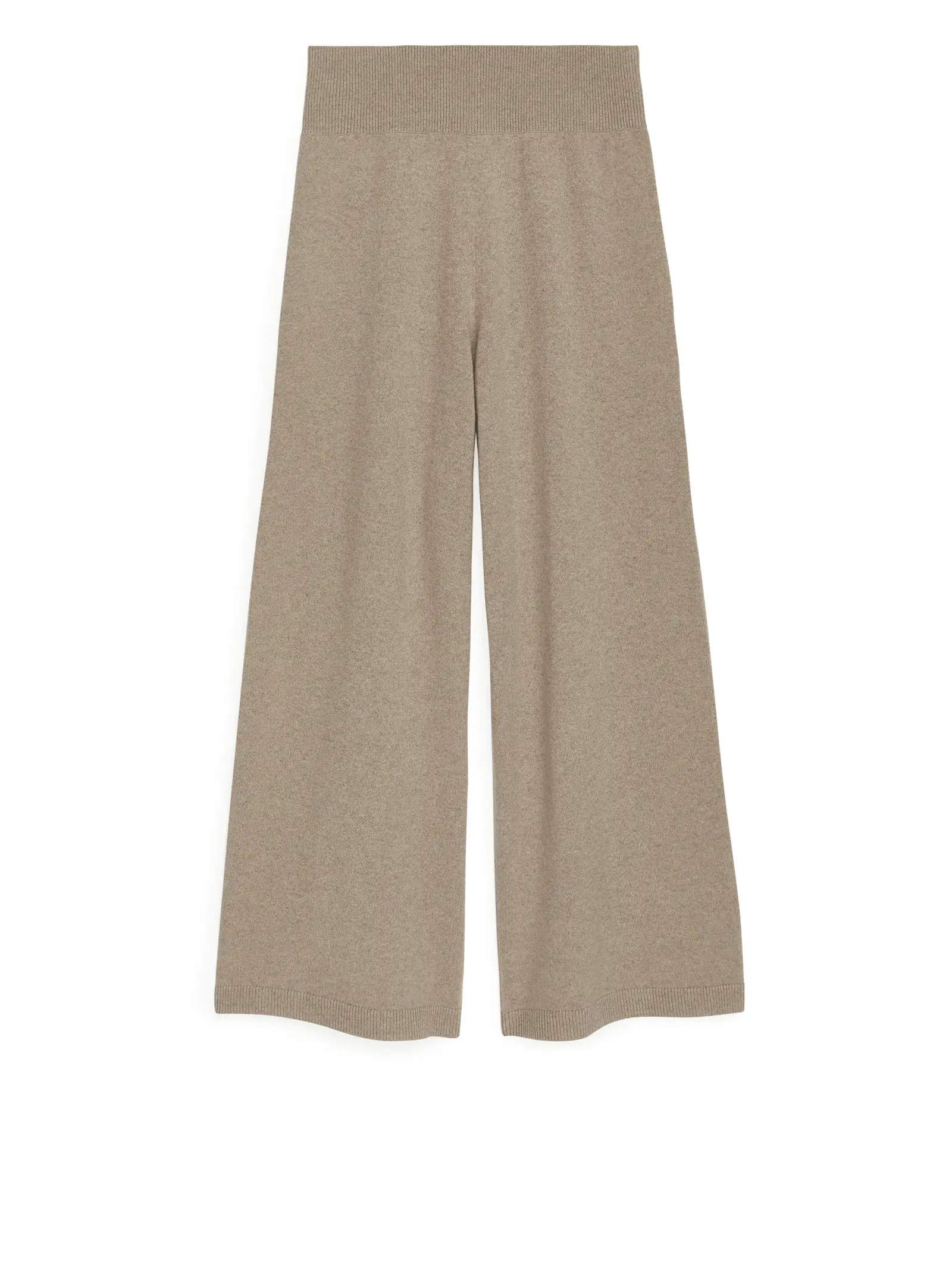 ARKET Cashmere Trousers in Beige Melange | Endource