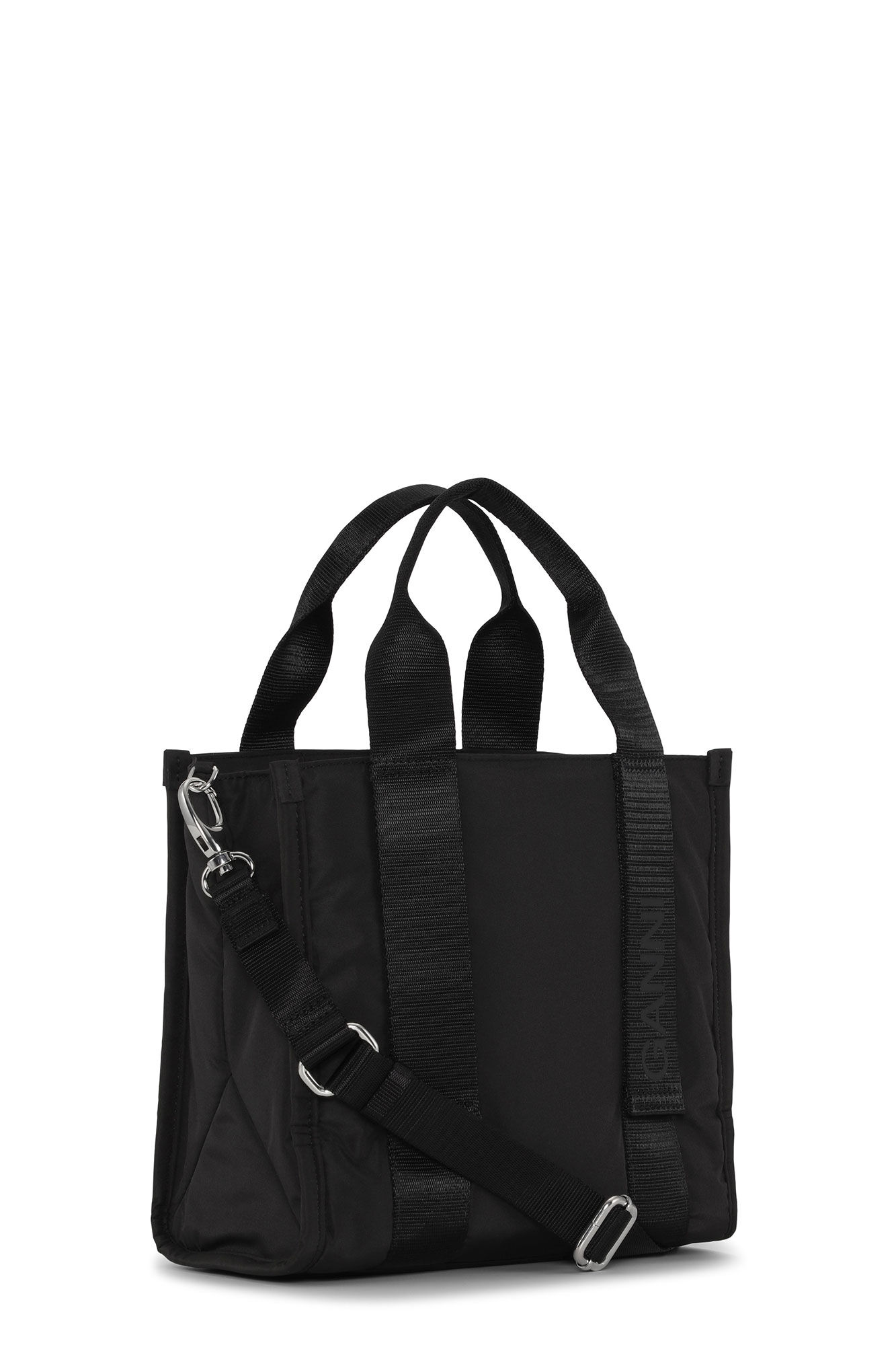 GANNI Small Black Tech Tote | endource