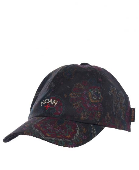 BARBOUR Barbour x Noah Paisley Sports Cap in Zebra Print | endource