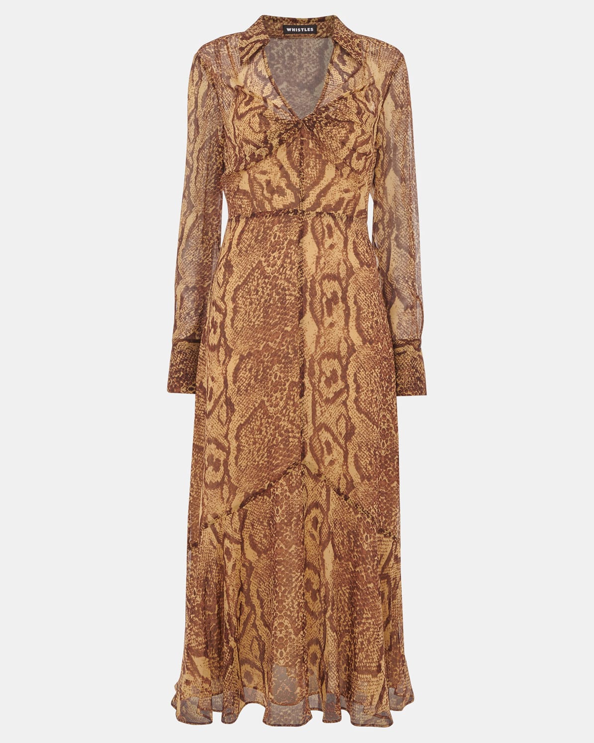 Serpente Wrap Dress in Savannah Print