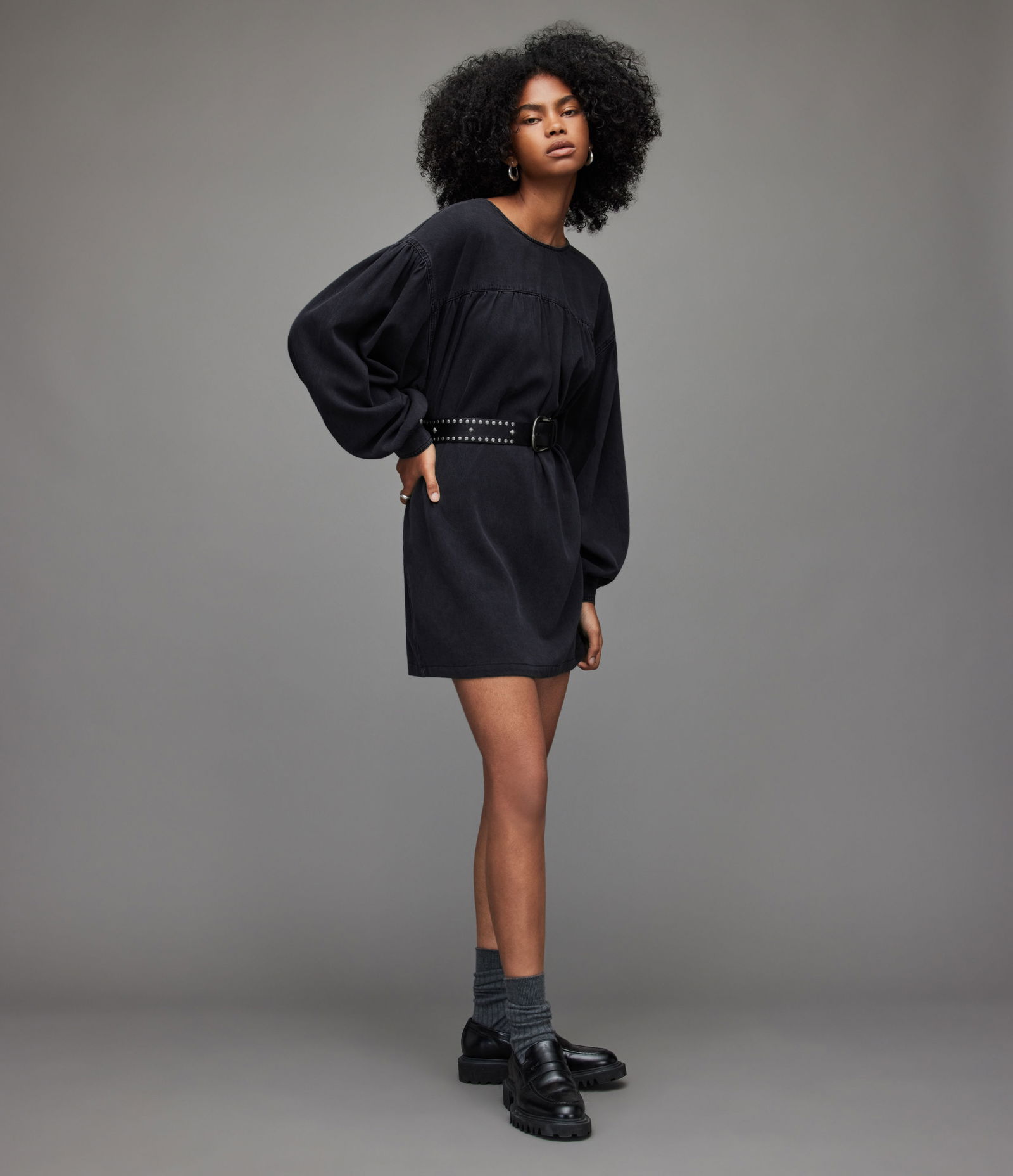 ALLSAINTS Harlow Denim Mini Dress | endource
