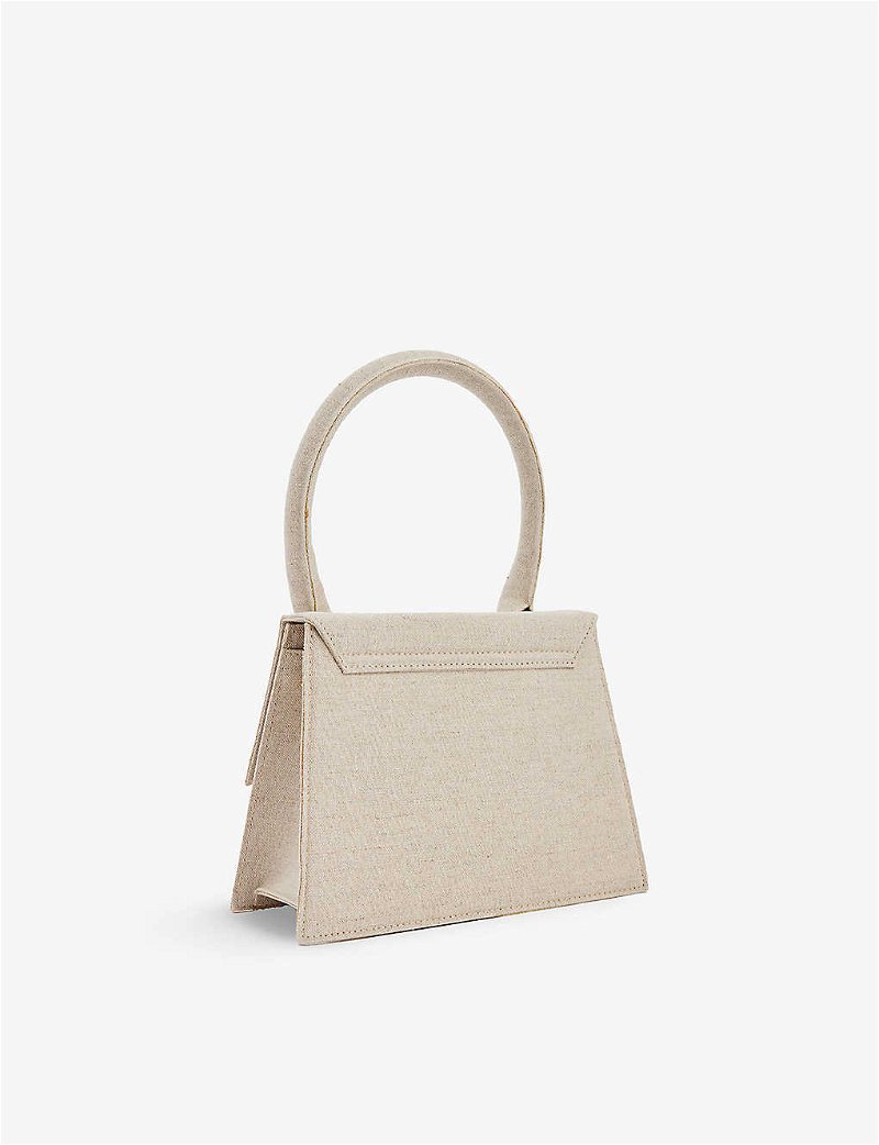 Luxury handbag - Le Grand Chiquito Jacquemus bag in white leather