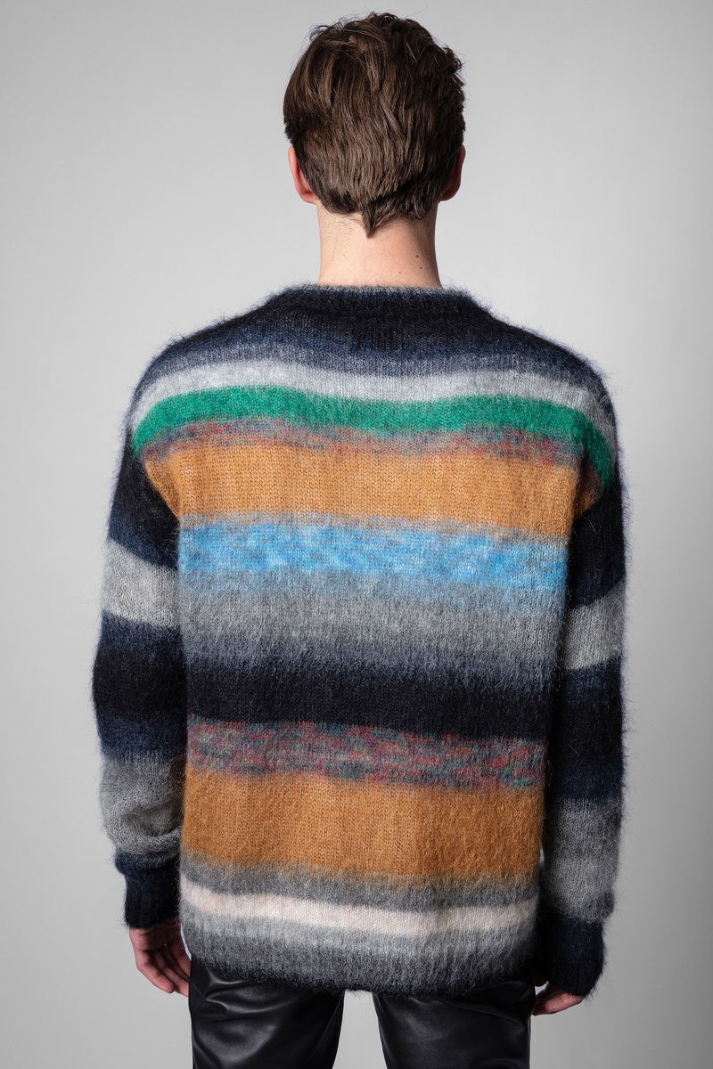 ZADIG & VOLTAIRE Loris Striped Sweater in Multicolor | endource