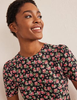 BODEN Knot Front Jersey Dress | endource