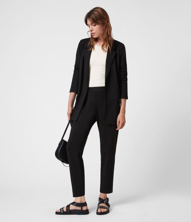 ALLSAINTS Aleida Jersey Trousers in Black