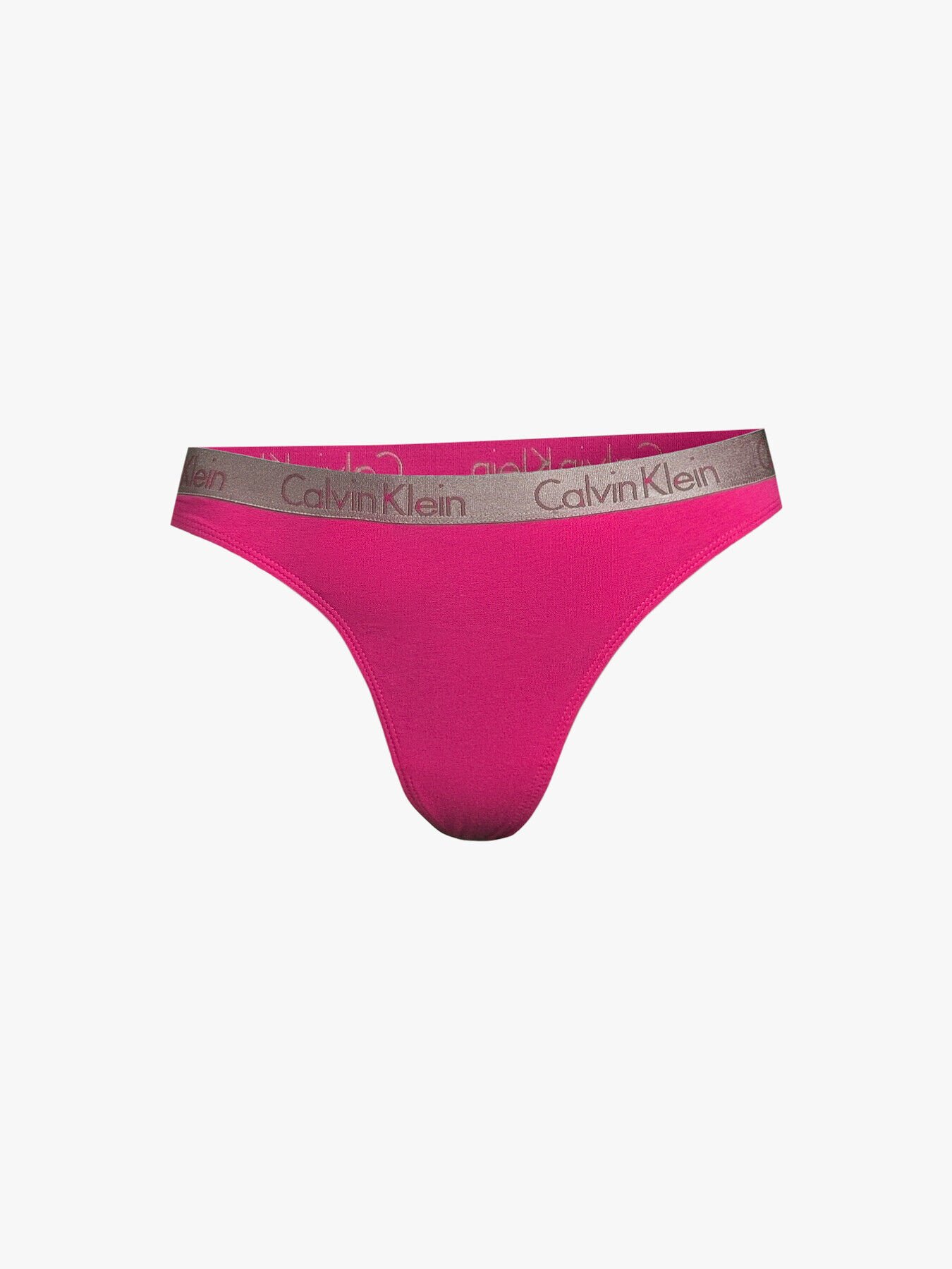 CALVIN KLEIN Radiant Cotton Thong in Very Berry