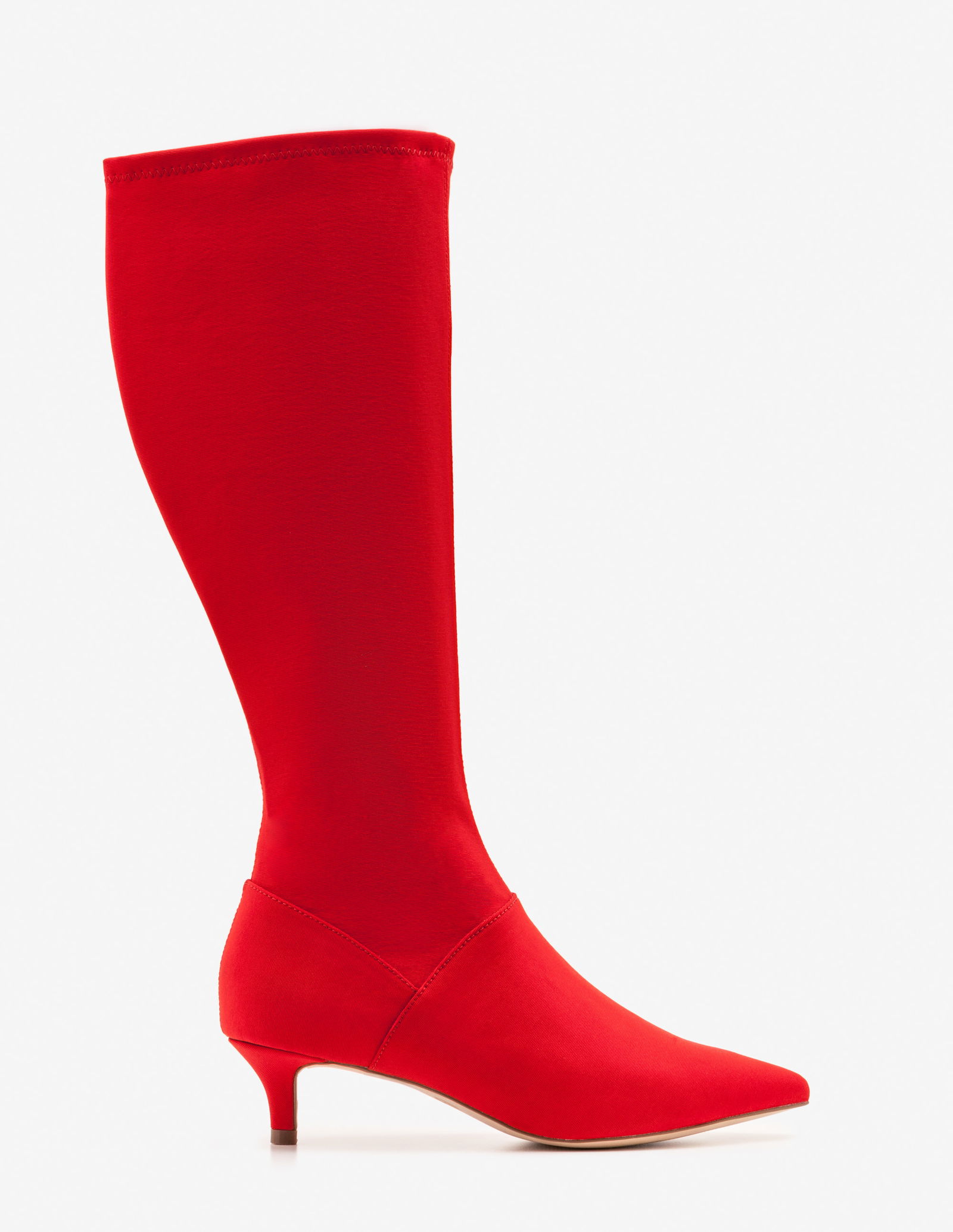 Kitten Heel Knee High Stretch Boots BODEN Kitten Heel Stretch