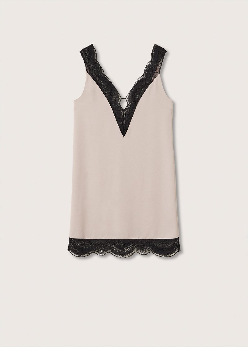 ASOS DESIGN pointelle tank top with lace trim and rose detail in