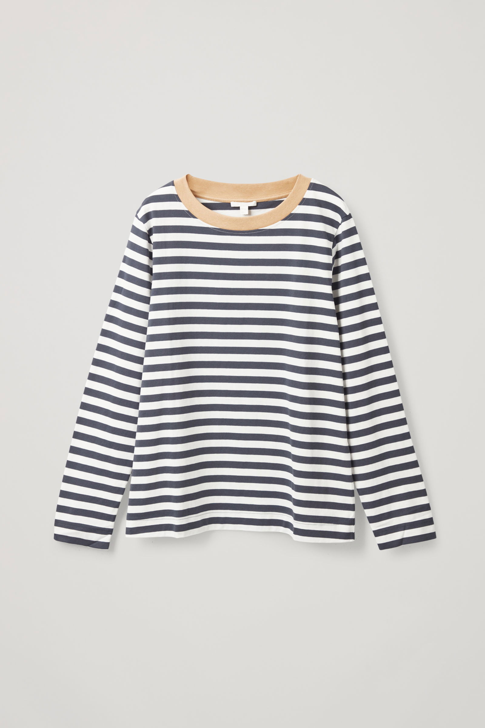 COS Wide Neck Long Sleeve T-Shirt | Endource