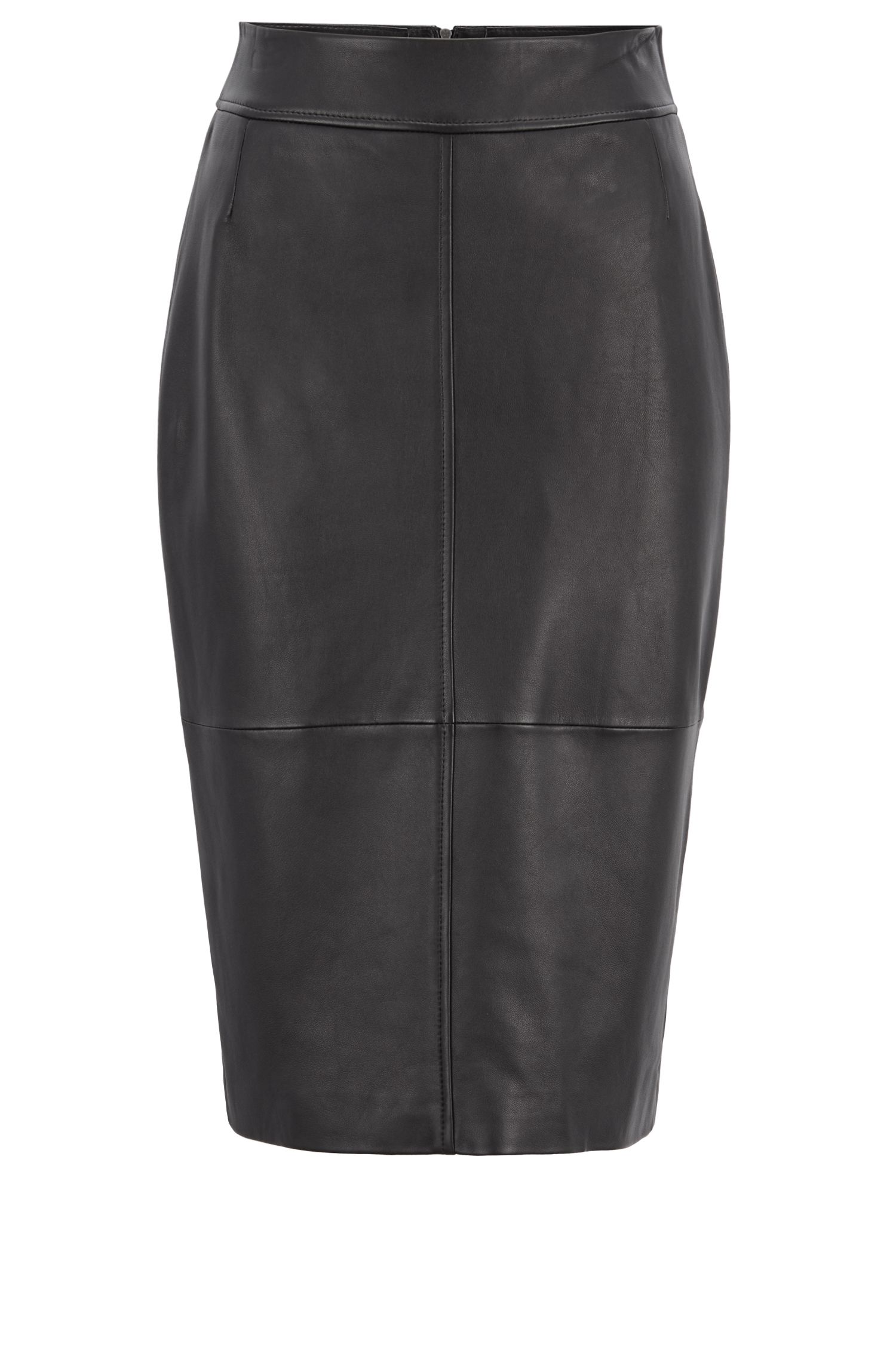 HUGO BOSS Lambskin Pencil Skirt | Endource