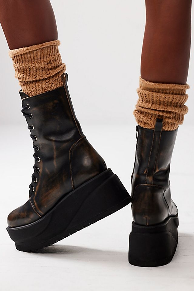 FREE PEOPLE FP Collection - Nella Platform Lace-Up Boots | endource