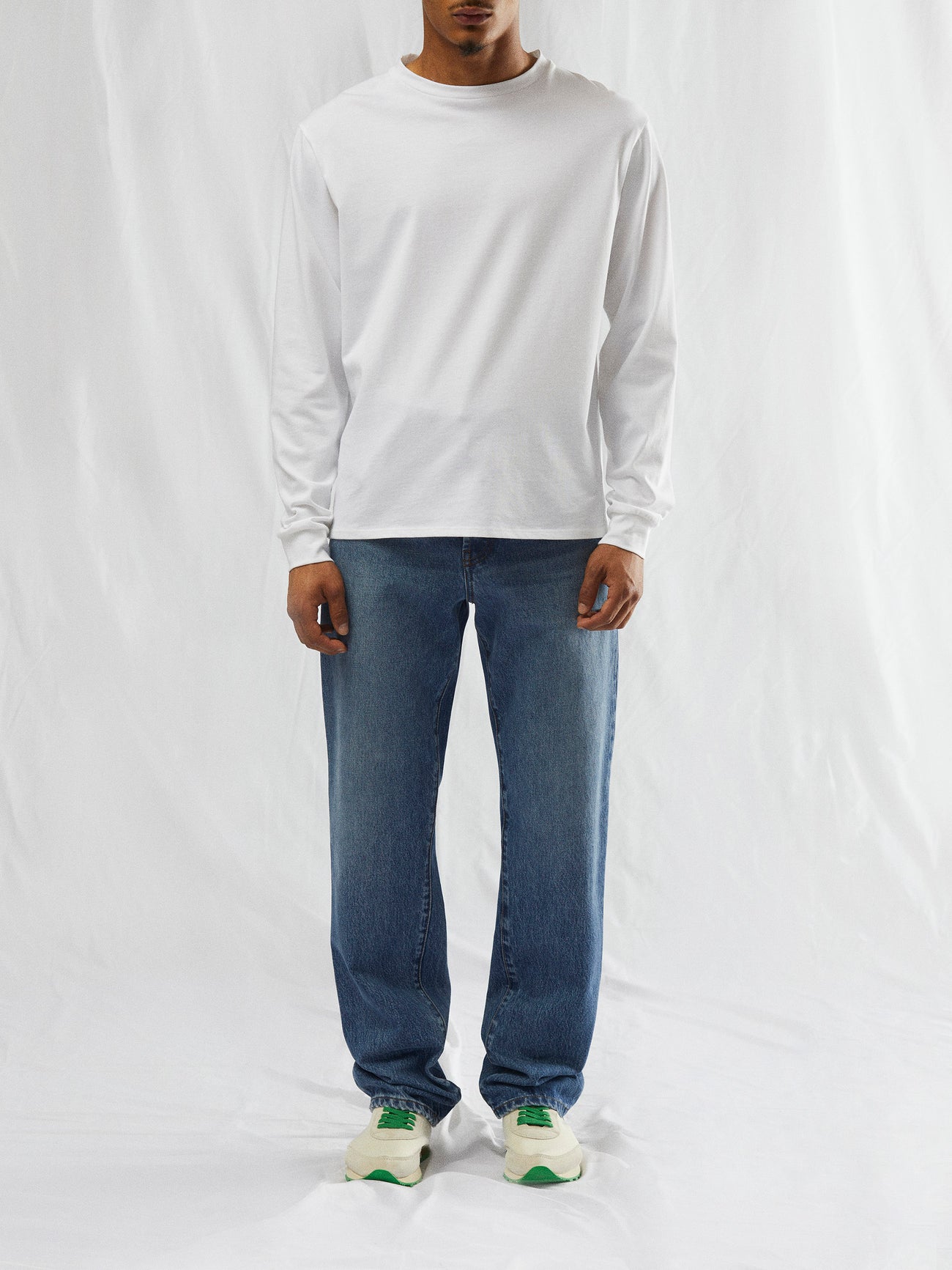 THE ROW Enriques Organic-Cotton T-Shirt in White | endource